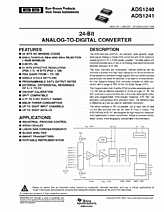 DataSheet ADS1240 pdf